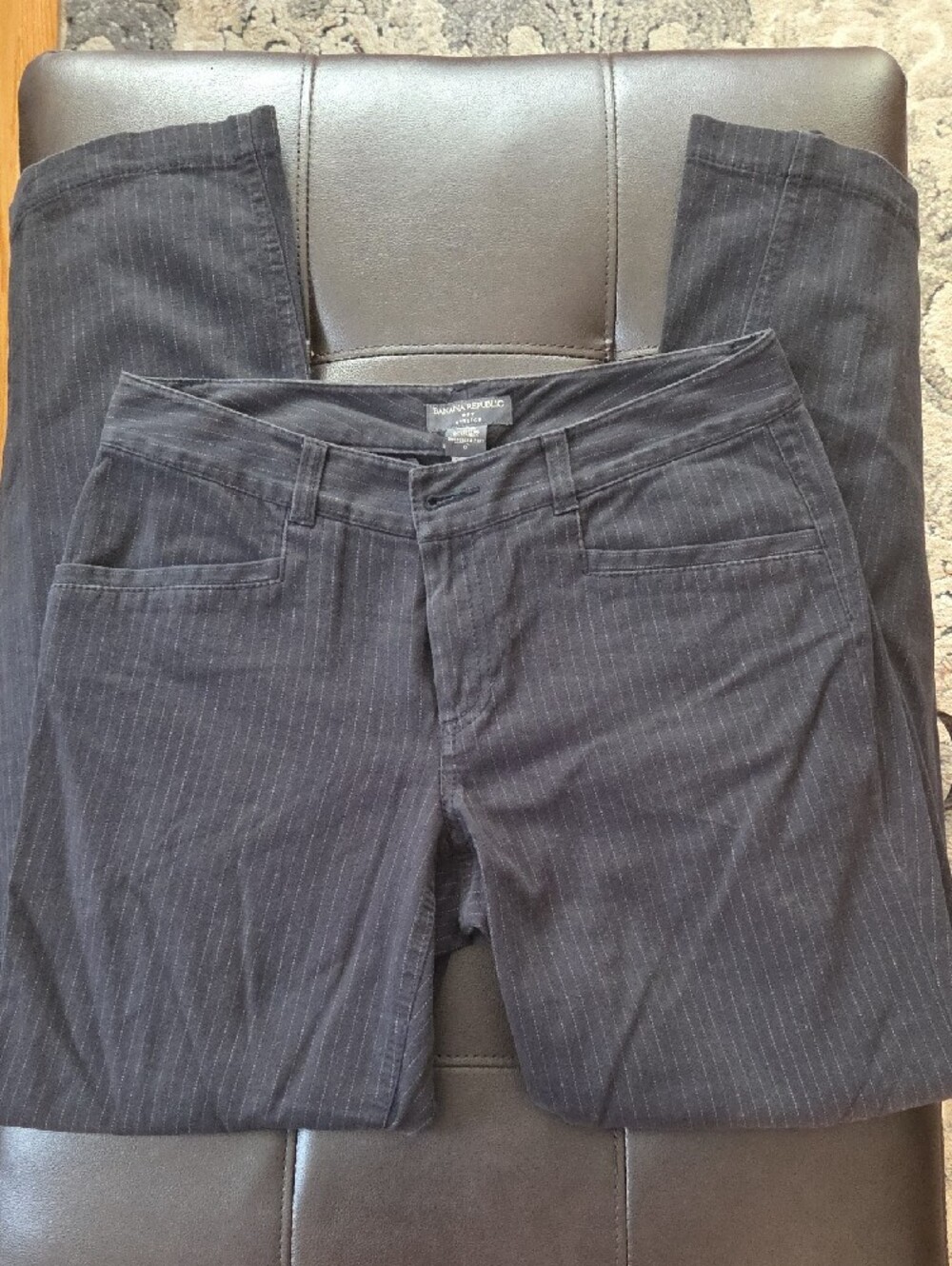 Banana Republic Black Women's Straight-Leg Trousers